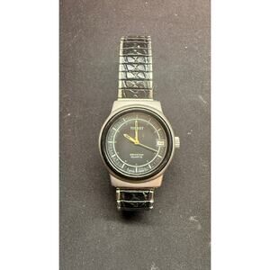 Vintage Tissot Seastar Quartz – Black Dial – Swiss Made ⌚